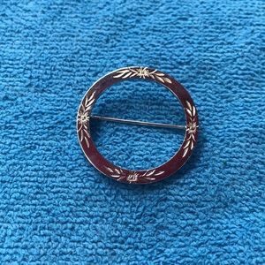 Sterling silver brooch
